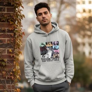 Gray Taylor Swift The Eras Tour Hoodie